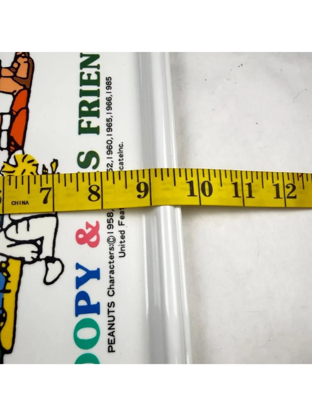 Vintage Snoopy & His Friend Shelina Melamine Tray Peanuts Design